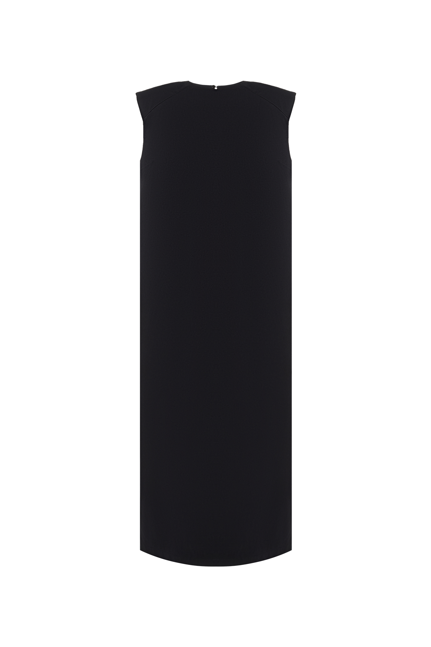 Dress with shoulder pads