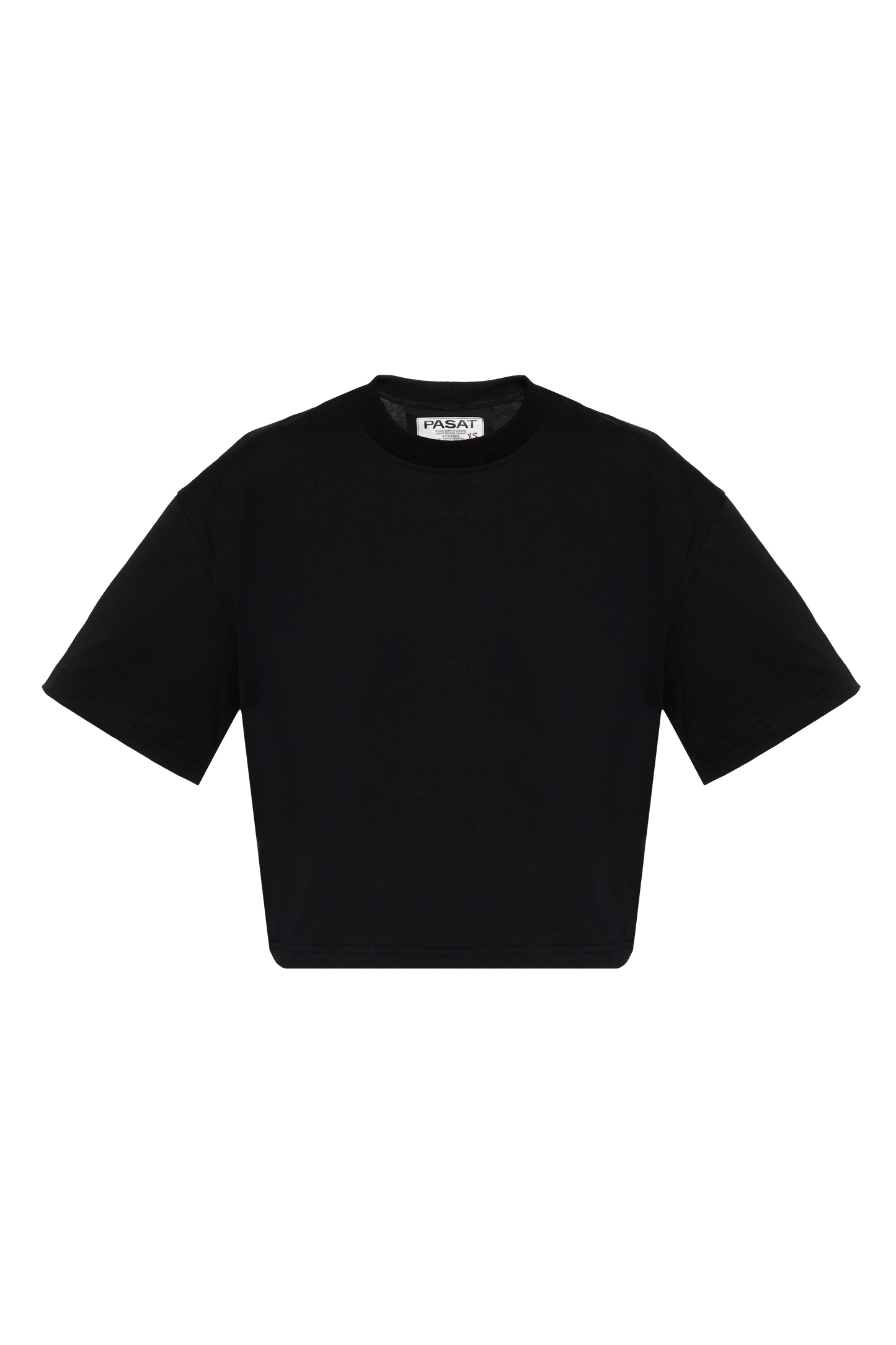 Boxy t-shirt black (women's)