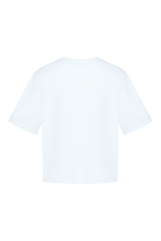 Boxy t-shirt white(men's)