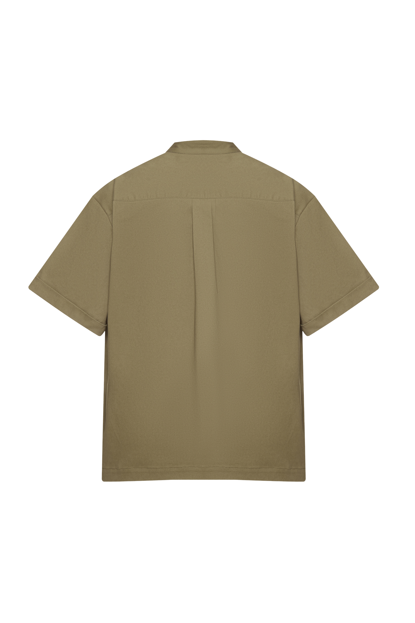 Khaki boxy shirt (unisex)