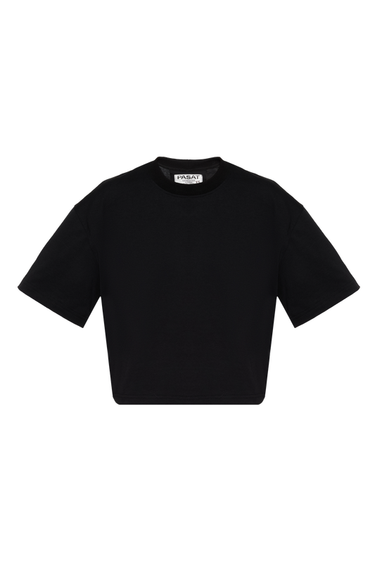 Boxy t-shirt black(women’s)