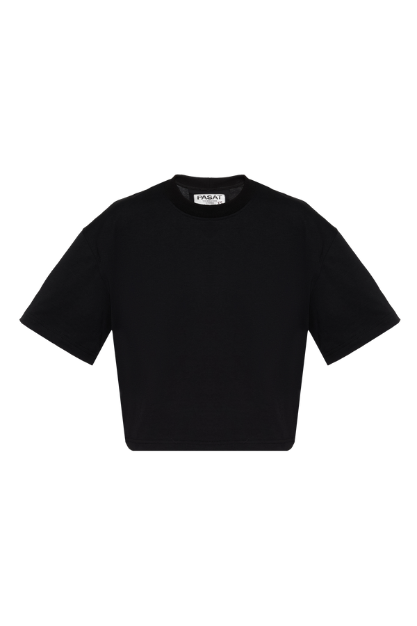 Boxy t-shirt black (women's) 