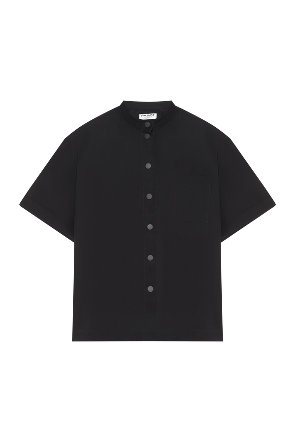 Black boxy shirt(unisex)