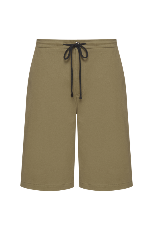Khaki basic line shorts (men`s)