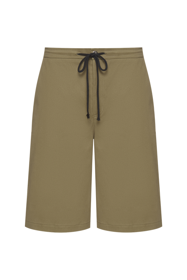 Khaki basic line shorts (men`s)