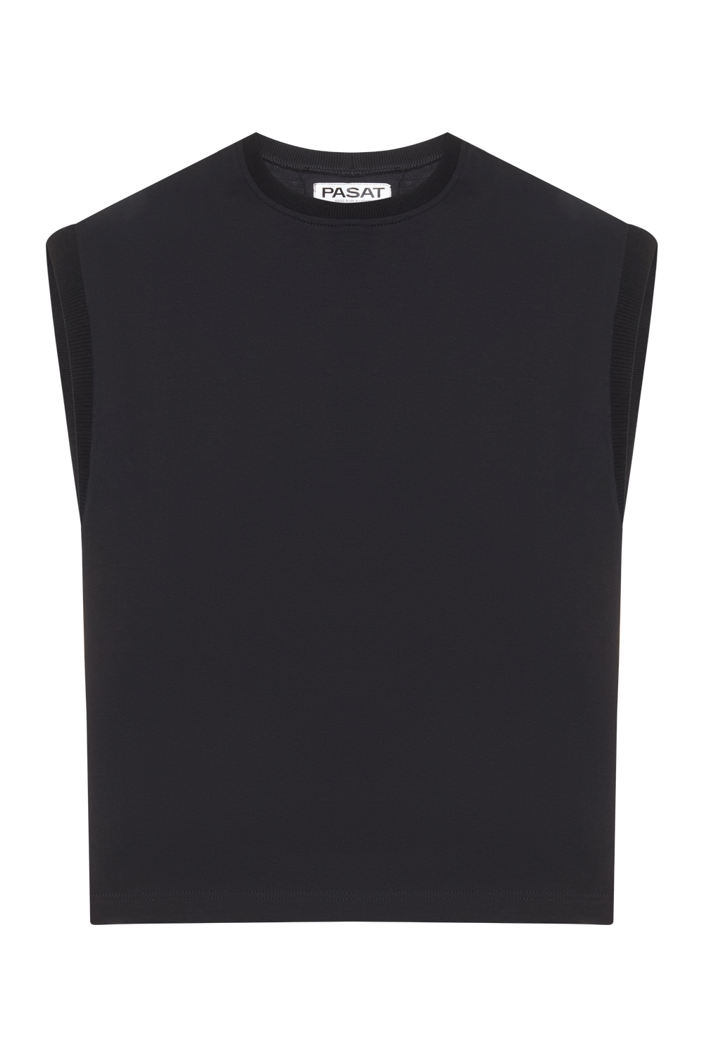 Black muscle tee