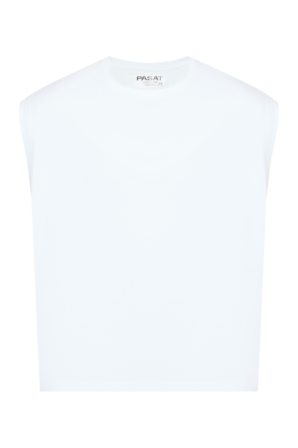 White muscle tee 