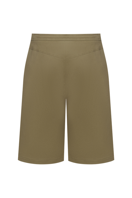 Khaki basic line shorts (men`s)