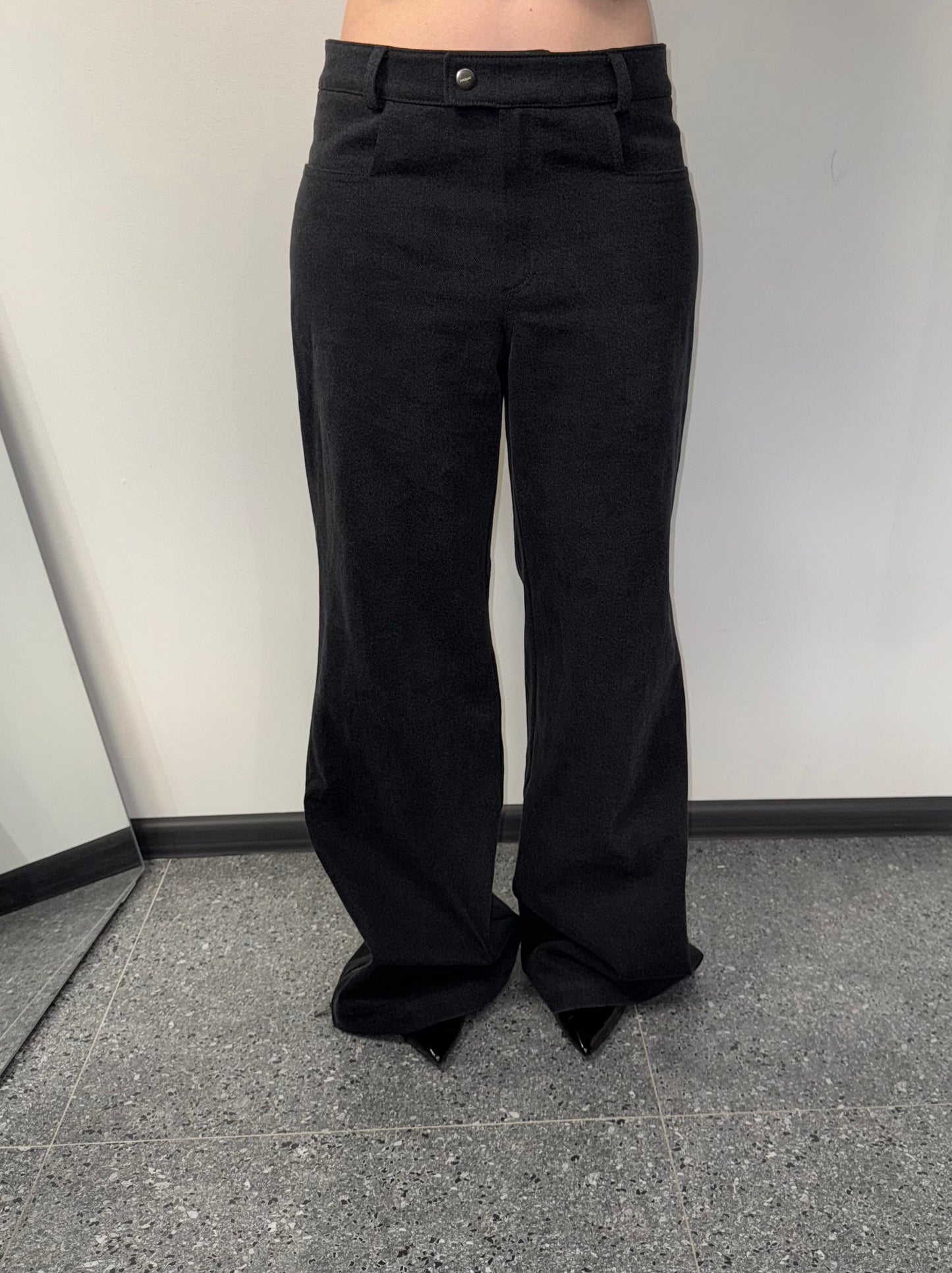 ZIP DARK JEANS(unisex)