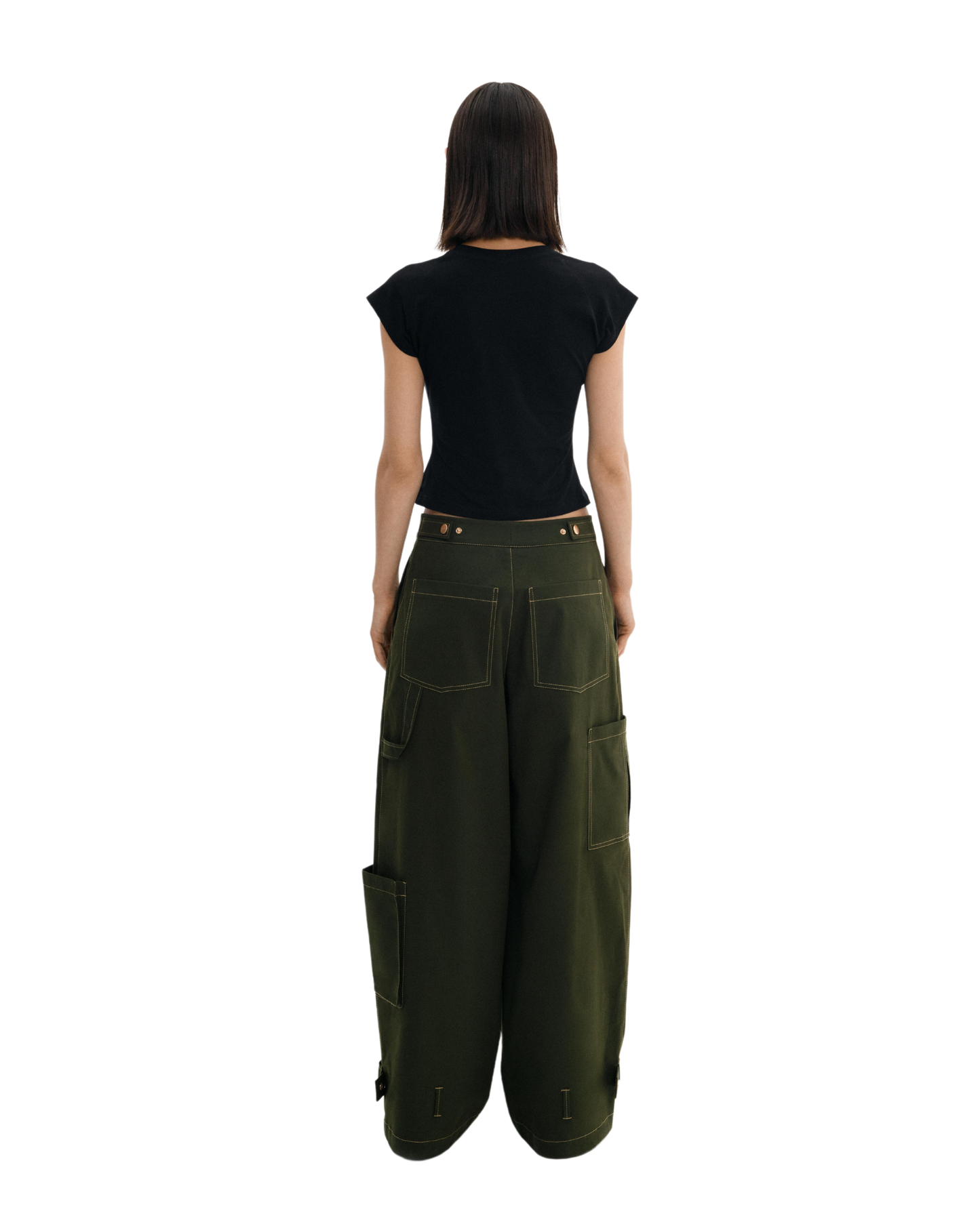 KHAKI CARGO PANTS