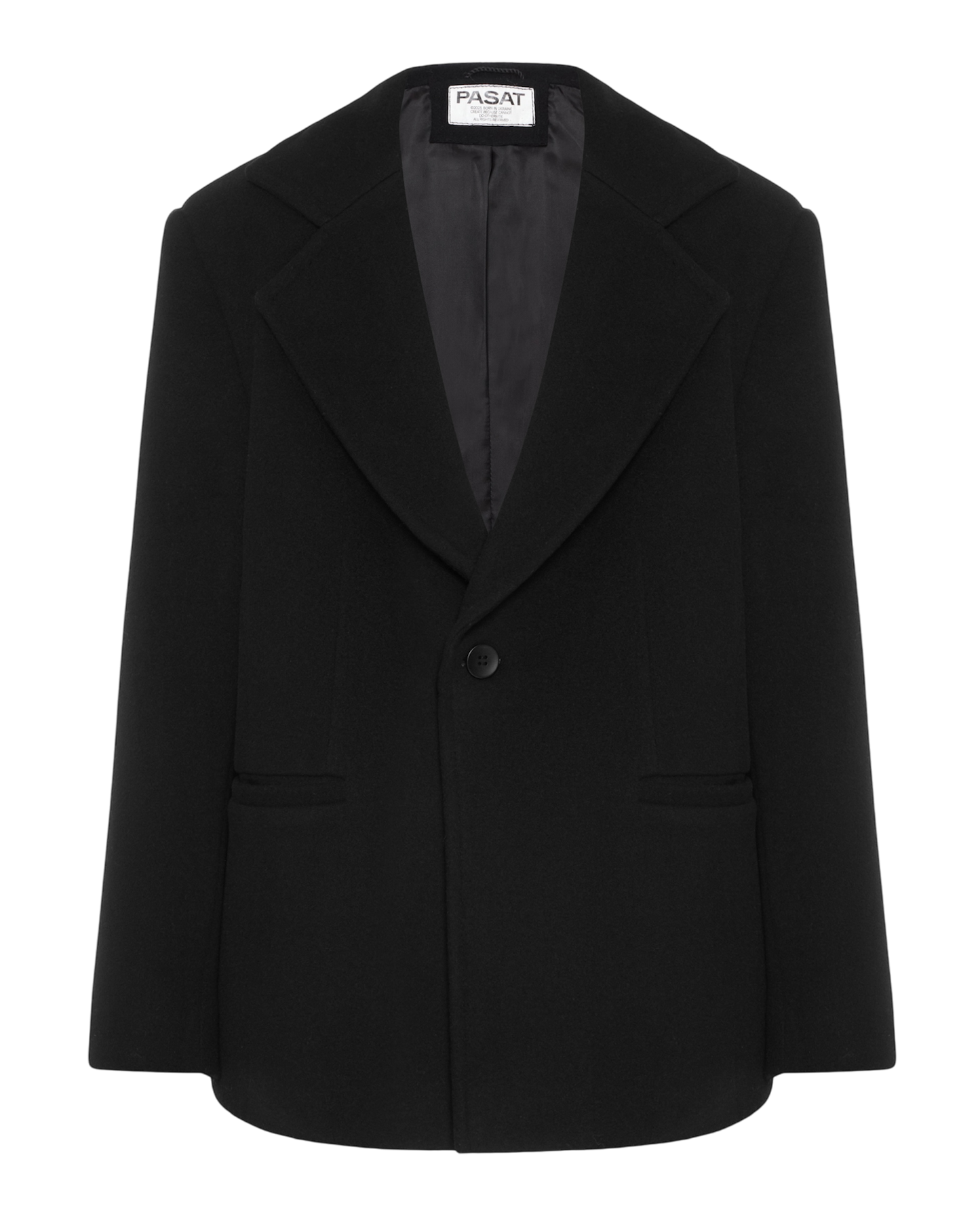 WOOL BLACK JACKET