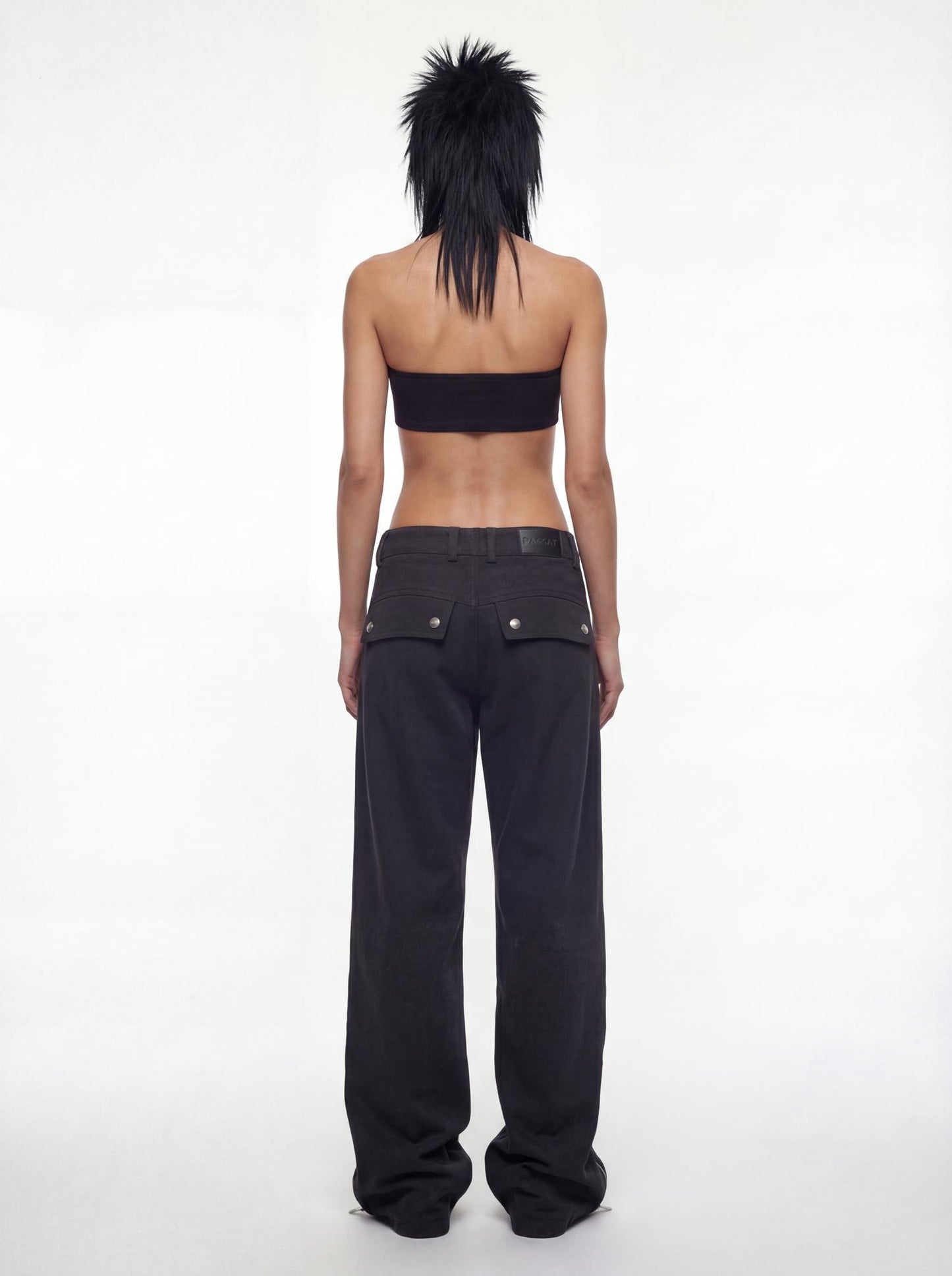 ZIP DARK JEANS(unisex)